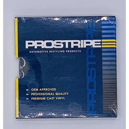 Prostripe Prostripe 3/16 In X 150Ft Elite Silver/Black Pinstripe (74802) R41130